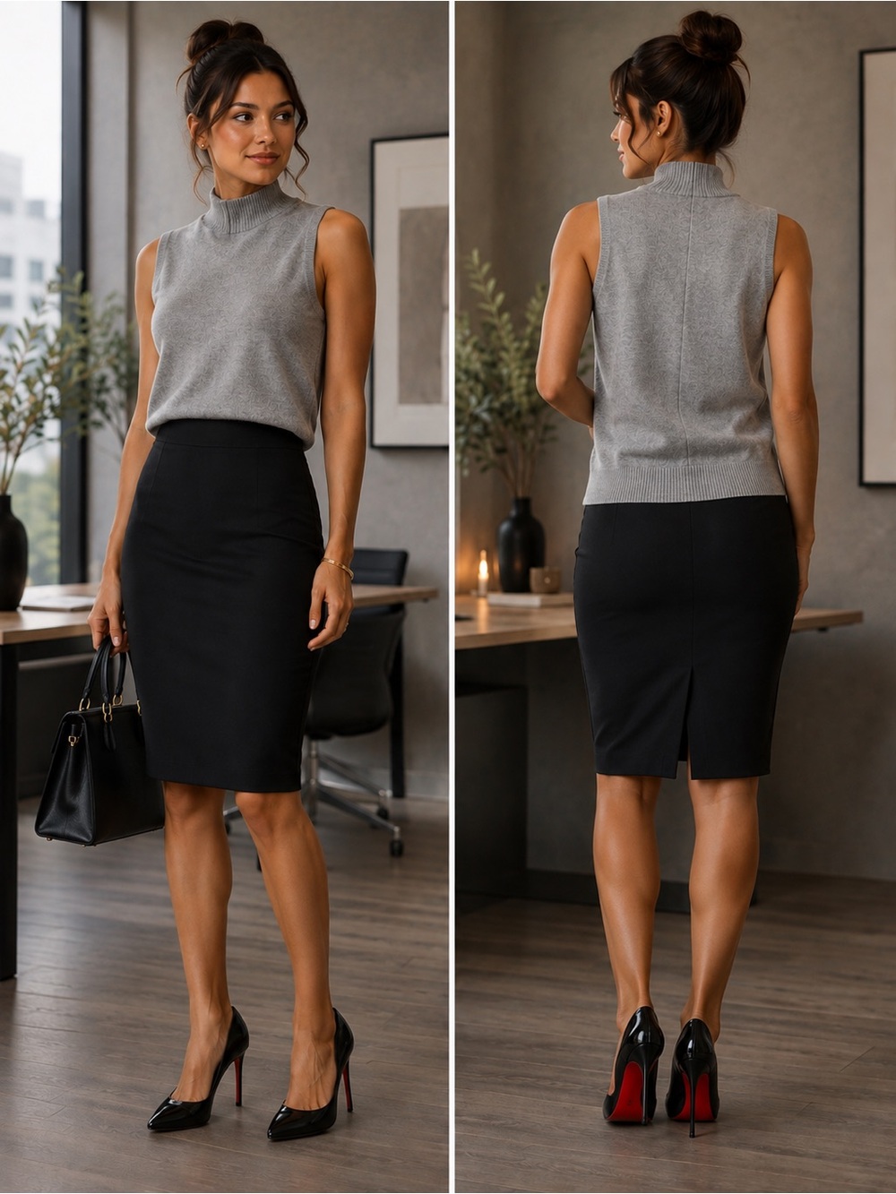 Bloomingdale's Cashmere Sleeveless Turtleneck Sweater Size M, NWOT